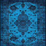 Faded Geometric Vintage Aesthetic(Blue)