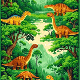 Interactive T Rex Terrain Visual(Green)