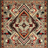 Ultra Soft Area Rug, Non Slip, Stain Resistant, Washable Area Rugs for Living Room, Bedroom, Whimsical Bright Boho Composition(Gray)