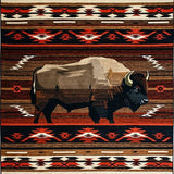 Ultra Soft Area Rug, Non Slip, Stain Resistant, Washable Area Rugs for Living Room, Bedroom, Charming Nature-Inspired Artwork(Red)