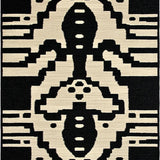 Contrasting Striped Okapi Motif(Beige)