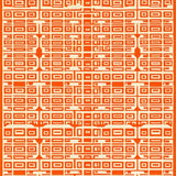 Ultra Soft Area Rug, Non Slip, Stain Resistant, Washable Area Rugs for Living Room, Bedroom, Chic Retro Lattice Design(Orange)