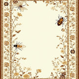 Chic Minimalist Patterned Tiles(Beige)