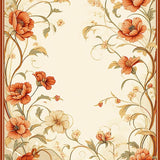Ultra Soft Area Rug, Non Slip, Stain Resistant, Washable Area Rugs for Living Room, Bedroom, Art Nouveau Inspired Non Slip Ultra Boho Area(Beige)