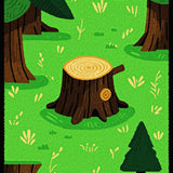 Happy Summer Camping Vibes(Green)