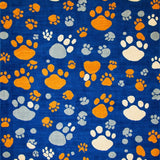 Cute Blue Feline Artistic Print(Blue)