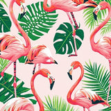 Charming Retro Flamingo Vibes(Pink)