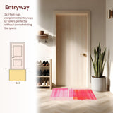 Elegant Abstract Floral Motif(Pink)