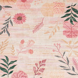 Playful Earthy Abstract Floral Design(Pink)