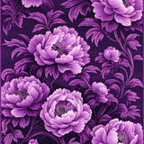Ultra Soft Area Rug, Non Slip, Stain Resistant, Washable Area Rugs for Living Room, Bedroom, Stylish Modern Botanical Print(Purple)