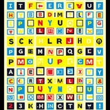 Rustic Cozy Kids Alphabet Décor(Red)