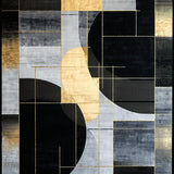 Stylish Dynamic Symmetrical Shapes(Gray)