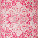 Ultra Soft Area Rug, Non Slip, Stain Resistant, Washable Area Rugs for Living Room, Bedroom, Coquette Pink Tiled Motif(Pink)