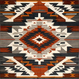 Elegant Geometric Patterned Weave(Gray)