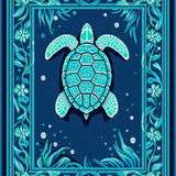 Bright Tropical Sea Element Style(Blue)