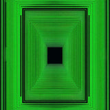 Ultra Soft Area Rug, Non Slip, Stain Resistant, Washable Area Rugs for Living Room, Bedroom, Sleek Monochrome Hypnotic Design(Green)
