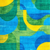 Dynamic Modern Curved Visuals(Blue)