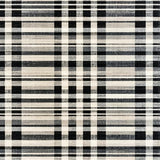 Ultra Soft Area Rug, Non Slip, Stain Resistant, Washable Area Rugs for Living Room, Bedroom, Urban Chic Rug Featuring Graphic Stripe Harmony and Monochrome Dash Artwork(Black)