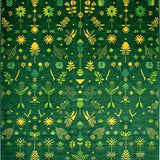 Ultra Soft Area Rug, Non Slip, Stain Resistant, Washable Area Rugs for Living Room, Bedroom, Vibrant Nature-Inspired Aesthetic(Green)