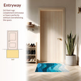 Chic Two Tone Bathroom Decor(Blue)