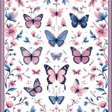 Ultra Soft Area Rug, Non Slip, Stain Resistant, Washable Area Rugs for Living Room, Bedroom, Vibrant Nature-Inspired Scalloped Charm(Pink)