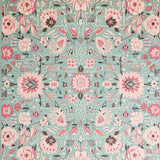 Ultra Soft Area Rug, Non Slip, Stain Resistant, Washable Area Rugs for Living Room, Bedroom, Vibrant Boho Medallion Harmony(Blue)
