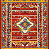 Vibrant Multicolored Artistic Weave(Red)
