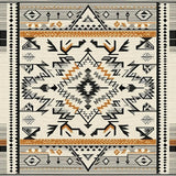 Tribal Ethnic Geometric Delight(Beige)
