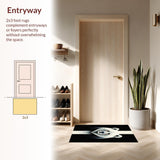 Ultra Soft Area Rug, Non Slip, Stain Resistant, Washable Area Rugs for Living Room, Bedroom, Modern Minimalist Shag Appeal(White)