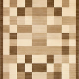 Ultra Soft Area Rug, Non Slip, Stain Resistant, Washable Area Rugs for Living Room, Bedroom, Chic Modern Geometric Texture(Beige)