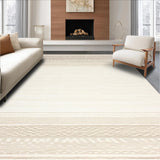 Ultra Soft Area Rug, Non Slip, Stain Resistant, Washable Area Rugs for Living Room, Bedroom, Boho Chic Area Creamy Beige Texture(Beige)