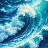 Ultra Soft Area Rug, Non Slip, Stain Resistant, Washable Area Rugs for Living Room, Bedroom, Beach-Themed Non-Slip Bedroom Area Carpet(Blue)