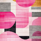 Chic Geometric Pink Aesthetic(Pink)