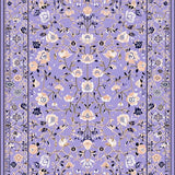 Ultra Soft Area Rug, Non Slip, Stain Resistant, Washable Area Rugs for Living Room, Bedroom, Soft Purple Nursery Oriental Washable Area Rug(Purple)