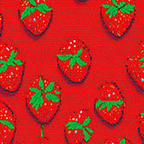 Charming Rustic Strawberry Blossom(Red)