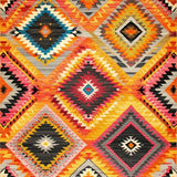 Stylish Checkered Design with Flair(Orange)