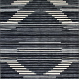 Ultra Soft Area Rug, Non Slip, Stain Resistant, Washable Area Rugs for Living Room, Bedroom, Modern Striking Lattice Aesthetic(Gray)