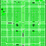 Colorful Urban Landscape Motif(Green)