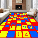 Vibrant Educational Alphabet Design(Blue)