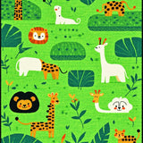 Playful Round Safari Illusion(Green)