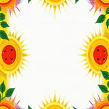 Bright Whimsical Half Circle Decor(Yellow)
