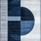 Contemporary Ogee Shape Accent(Blue)