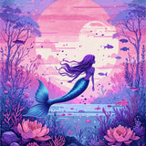 Vibrant Coastal Wave(Purple)
