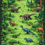 Educational Road Map Adventure Design(Green)