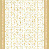 Ultra Soft Area Rug, Non Slip, Stain Resistant, Washable Area Rugs for Living Room, Bedroom, Rustic Textured Floral Embellishment(Beige)