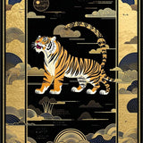 Artful Abstract Wildlife Representation(Gold)