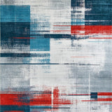 Eclectic Stained Abstract Motif(Gray)