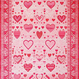 Ultra Soft Area Rug, Non Slip, Stain Resistant, Washable Area Rugs for Living Room, Bedroom, Cohesive Soft-Cornered Design(Pink)