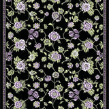 Elegant Minimalist Black Blossom(Black)