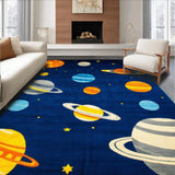 Vibrant Cosmic Orbital Design(Blue)